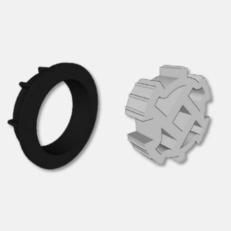 BC67902: Bague + couronne pour stores Ø79mm - Telco - Spécialiste de l'Automatisation d'extérieur