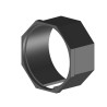 BC44006W: Bague + couronne pour volets roulants Ø40mm  - 1