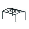 Armature Pergola solaire photovoltaïque autoportée 2 pentes TELCO - HIVA OA  - 1