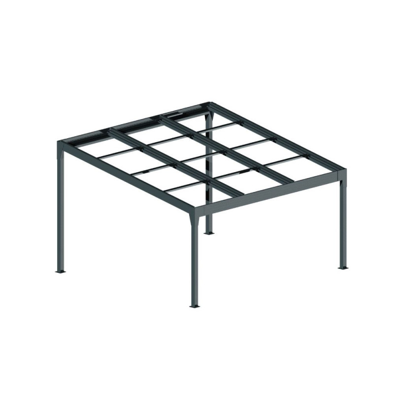 Armature Pergola solaire photovoltaïque autoportée TELCO - HIVA OA  - 1
