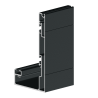 Profil Coffre Bas Gris anthracite L4100mm  - 1