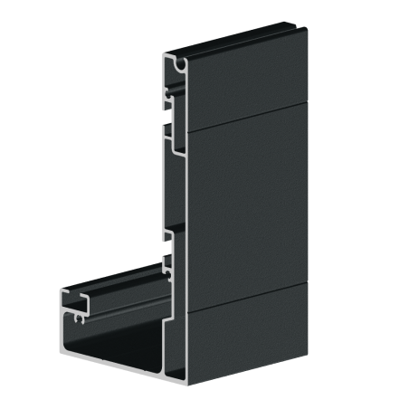 Profil Coffre Bas Gris anthracite L7000mm  - 1