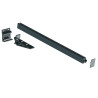 Kit Auvent 01 MAHINA 1120mm Gauche Gris anthracite chevron 60mm  - 1