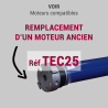 Remplacement d'un moteur ancien TEC25