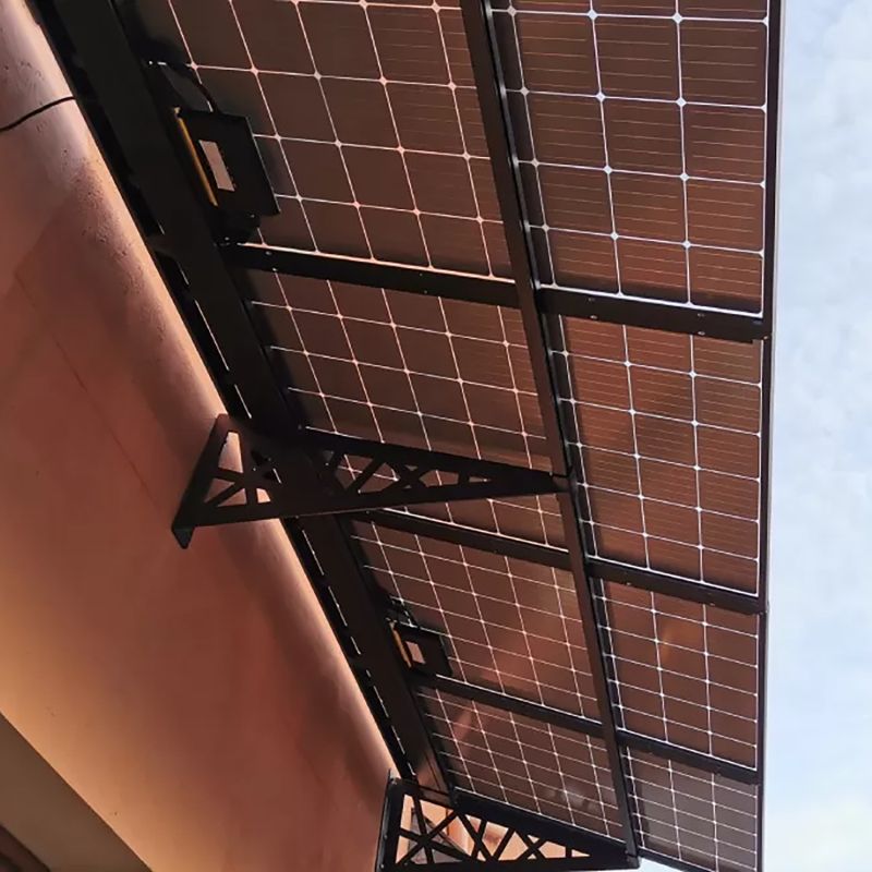 Auvent Marquise photovoltaïque TELCO - Telco - MAUPITI - Panneau bi-verre