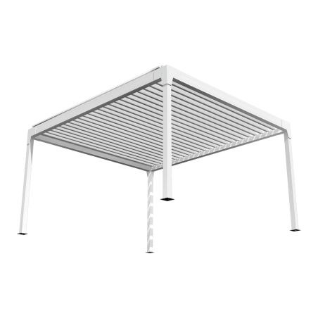 Pergola bioclimatique îlot - DUNIA - vérin à télécommande TELCO - 3