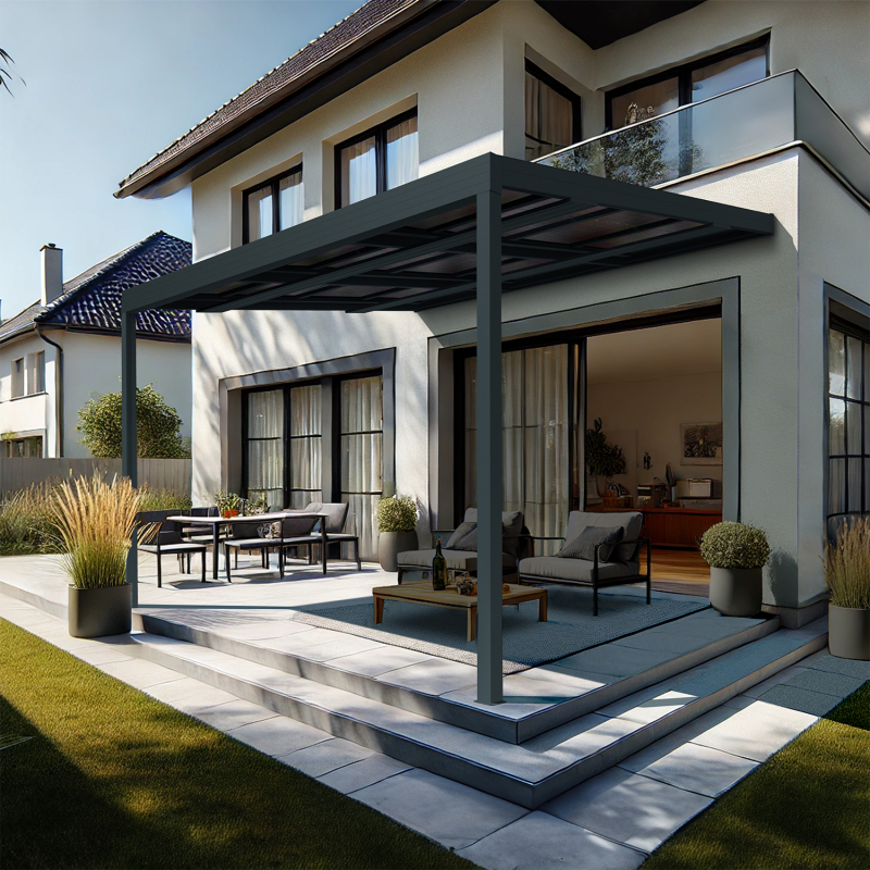 Pergola solaire HIva Oa adossée - Telco