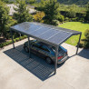 Carport solaire HIVA-OA 2 pentes