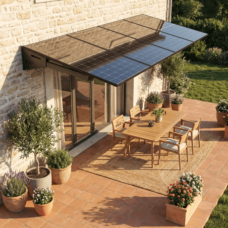 Auvent photovoltaïque Huka