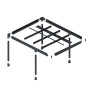 Armature Carport solaire HITIA pieds déportés Telco