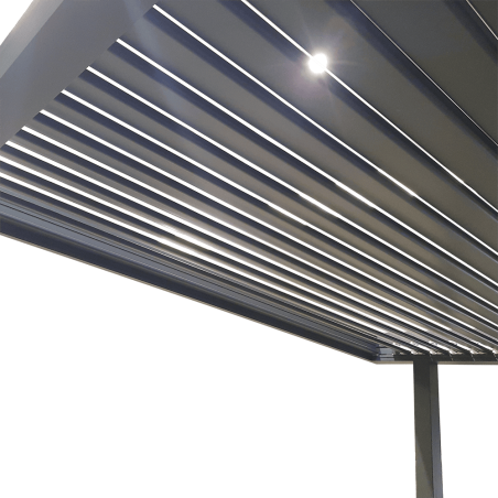 Pergola Bioclimatique Rétractable YUTA 100% Alu