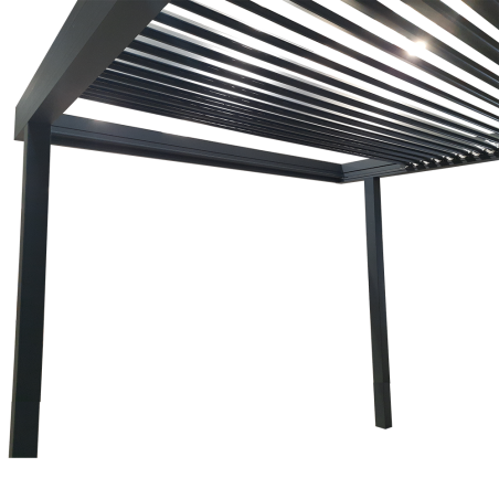 Pergola Bioclimatique Rétractable YUTA 100% Alu