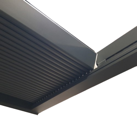 Pergola Bioclimatique Rétractable YUTA 100% Alu