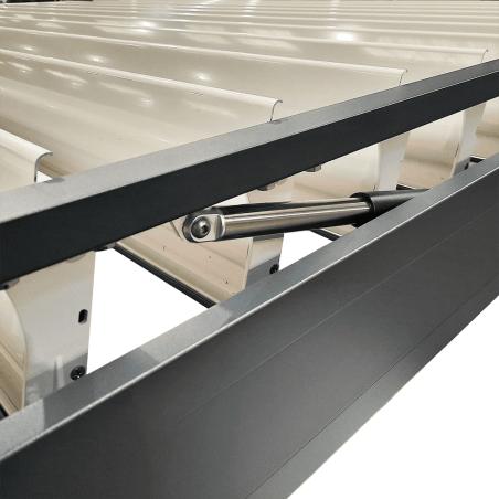 Pergola bioclimatique DUNIA - vérin à télécommande