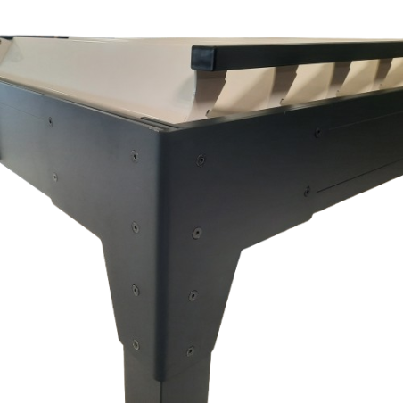 Pergola bioclimatique îlot DUNIA - vérin à télécommande