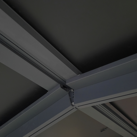 Carport solaire autoporté HIVA OA 2 pentes
