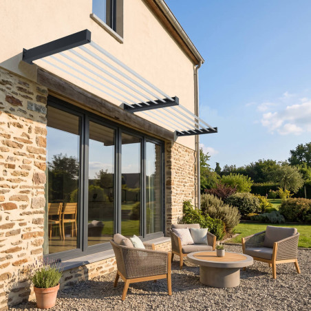 Auvent bioclimatique fixe LANITRA