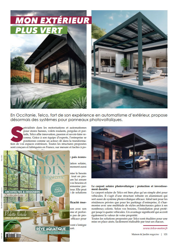 Maison&jardin Magazine TELCO