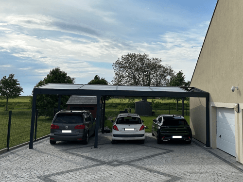 carport solaire pour 3 voitures telco