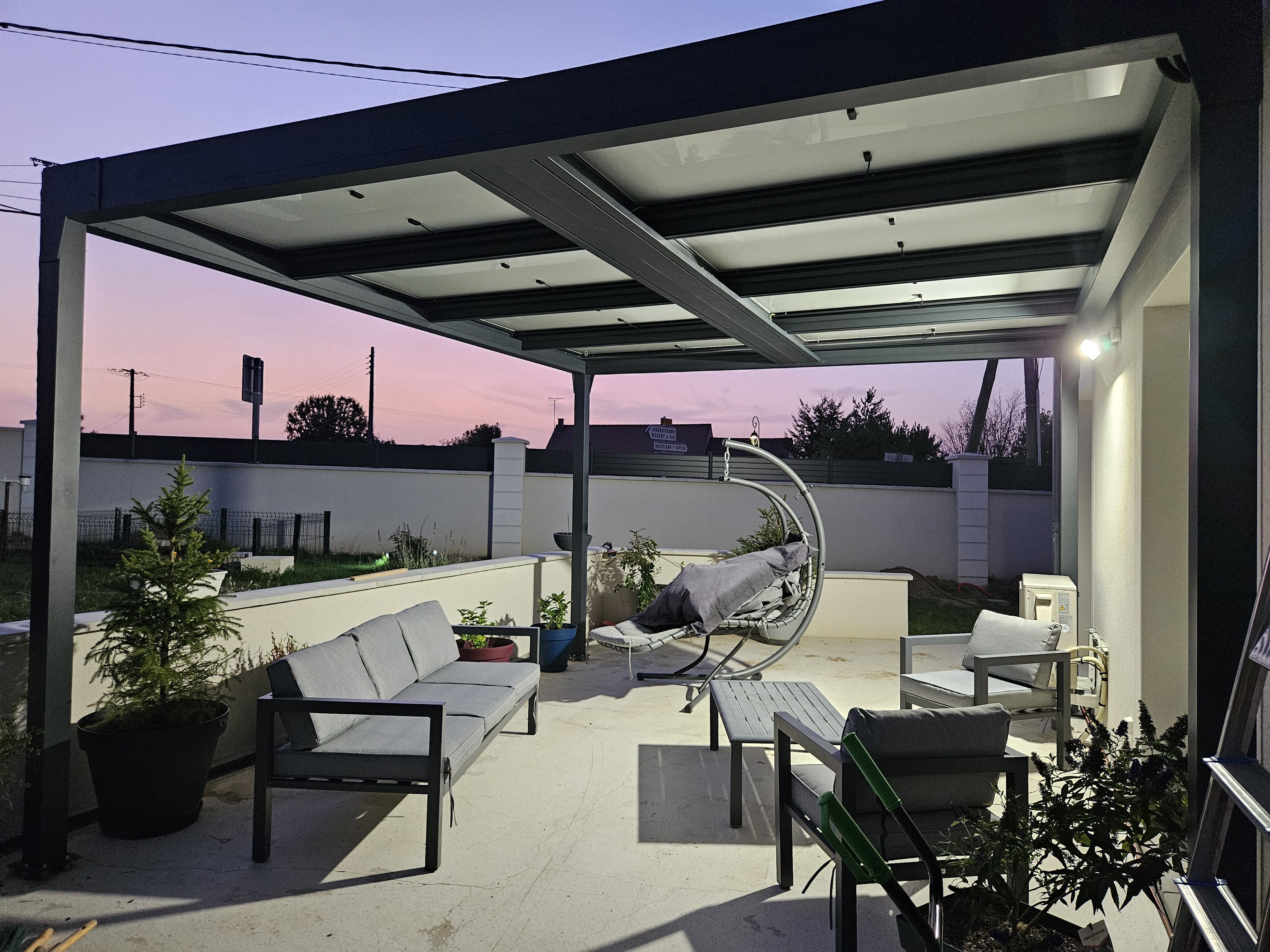 pergola solaire manihi telco